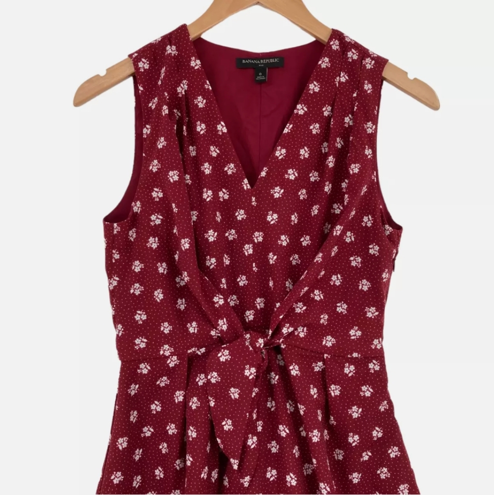 Banana Republic Red Floral Women's Dress